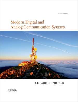 Modern Digital and Analog Communication de B. P. Lathi