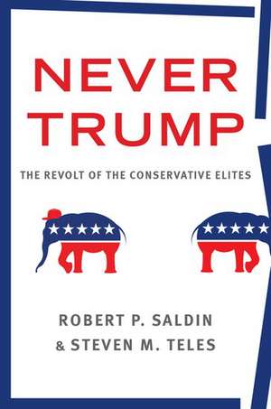 Never Trump: The revolt of the conservative elites de Robert P. Saldin