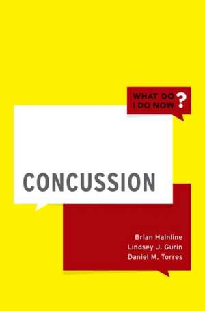 Concussion de Brian Hainline