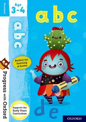 Progress with Oxford: ABC Age 3-4 de Eileen Jones