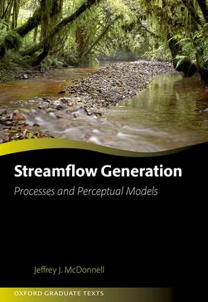 Streamflow Generation: Processes and Perceptual Models de Jeffrey J. McDonnell