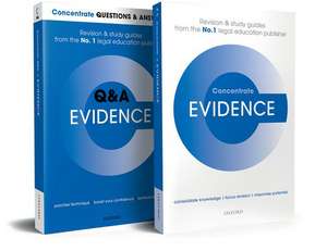 Evidence Revision Concentrate Pack: Law Revision and Study Guide de Maureen Spencer