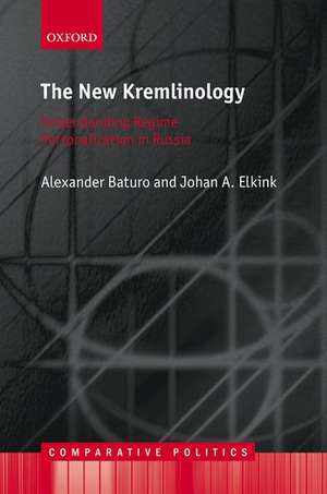 The New Kremlinology: Understanding Regime Personalization in Russia de Alexander Baturo