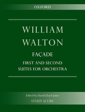 Façade: First and Second Suites for Orchestra de William Walton