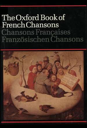 The Oxford Book of French Chansons de Frank Dobbins