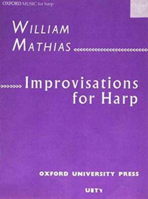 Improvisations for Harp de William Mathias