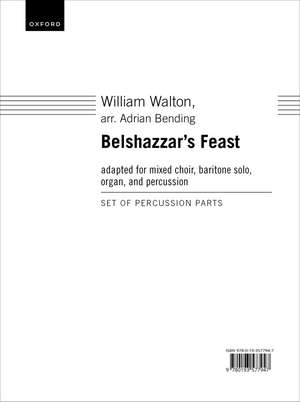Belshazzar's Feast: adapted for mixed choir, baritone solo, organ, and percussion de William Walton