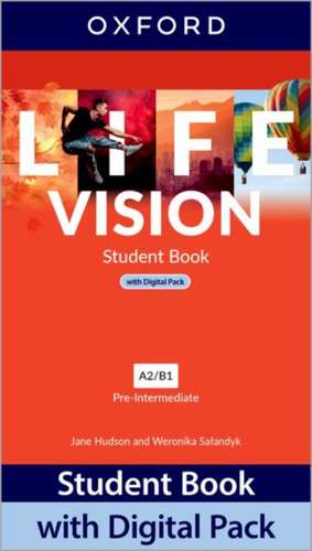 Life Vision: Pre-Intermediate: Student Book with Digital Pack: Print Student Book and 2 years' access to Student e-book, Workbook e-book, Online Practice and Student Resources.