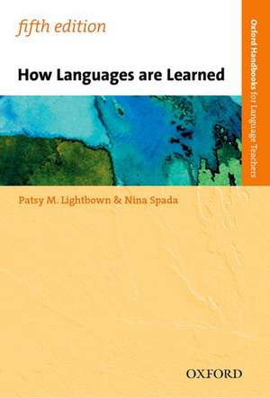 How Languages are Learned de Patsy Lightbown