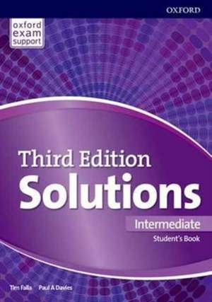 Solutions: Intermediate: Student's Book: Leading the way to success de Paul Davies