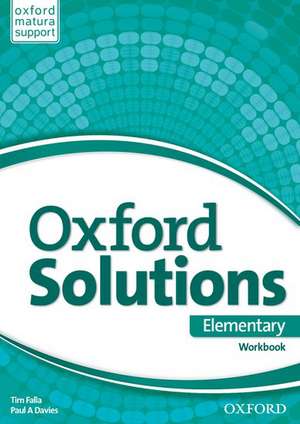 Oxford Solutions 3e Elementary Workbook (Poland)