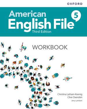 American English File: Level 5: Workbook de Christina Latham-Koenig