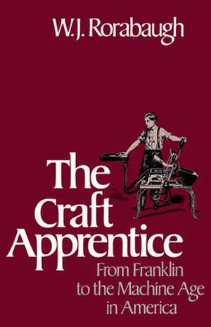 The Craft Apprentice: From Franklin to the Machine Age in America de W. J. Rorabaugh