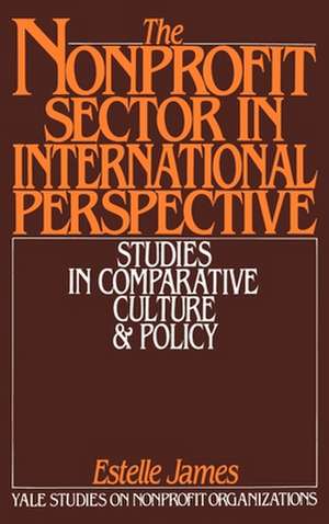 The Nonprofit Sector in International Perspective: Studies in Comparative Culture and Policy de Estelle James