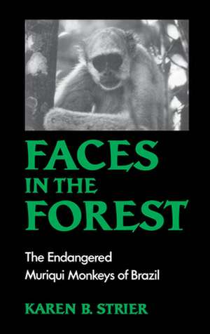 Faces in the Forest: The Endangered Muriqui Monkeys of Brazil de Karen B. Strier