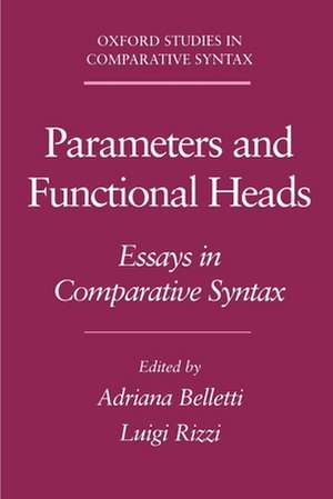 Parameters and Functional Heads: Essays in Comparative Syntax de Adriana Belletti