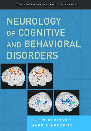 Neurology of Cognitive and Behavioral Disorders de Orrin Devinsky