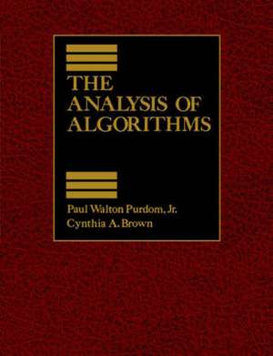 The Analysis of Algorithsm de Paul Walton Jr. Purdom