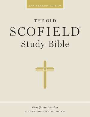 The Old Scofield® Study Bible, KJV, Pocket Edition, Basketweave Black/Burgundy