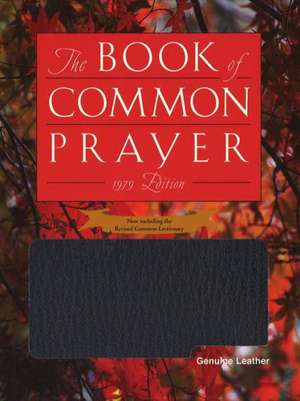 Book of Common Prayer Personal Genuine Leather Black