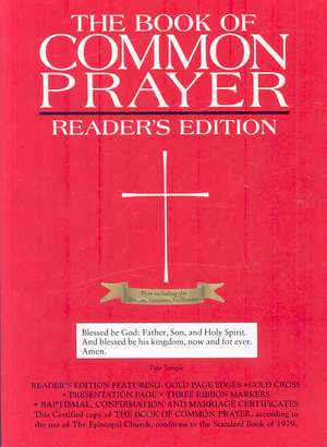 1979 Book of Common Prayer Reader's Edition Burgandy Genuine Leather