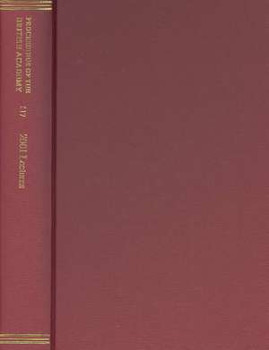 Proceedings of the British Academy, Volume 117: 2001 Lectures de F. M. L. Thompson