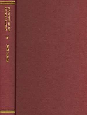 Proceedings of the British Academy Volume 125, 2003 Lectures de FBA, P.J. Marshall, CBE