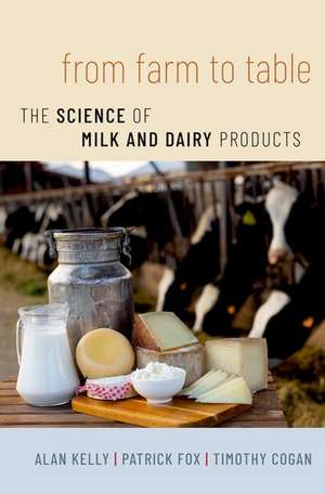 From Farm to Table: The Science of Milk and Dairy Products de Alan Kelly