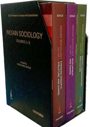 ICSSR Research Surveys and Explorations: Indian Sociology: Box Set, Vols 1-3 de Yogendra Singh