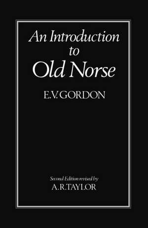 An Introduction to Old Norse de E. V. Gordon