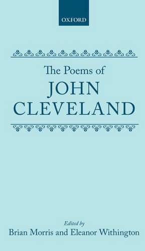 The Poems of John Cleveland de John Cleveland