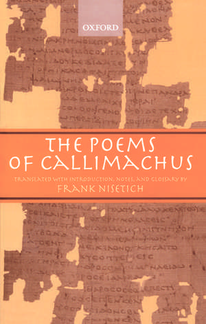 The Poems of Callimachus de Frank Nisetich