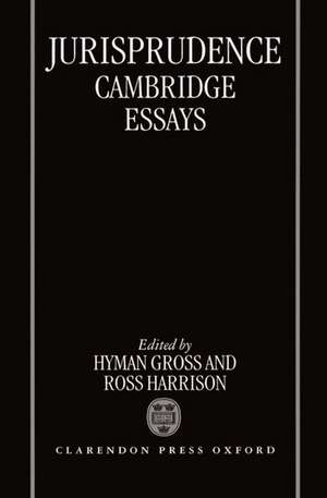 Jurisprudence: Cambridge Essays de Hyman Gross