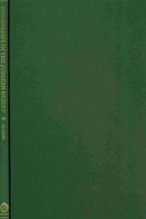 Discoveries in the Judaean Desert: Volume V. Qumran Cave 4, I (4Q 158 - 4Q 186) de John M. Allegro