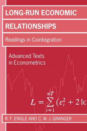 Long-Run Economic Relationships: Readings in Cointegration de R. F. Engle