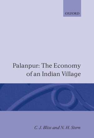 Palanpur: The Economy of an Indian Village de C. J. Bliss