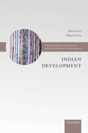 Indian Development: Selected Regional Perspectives de Jean Drèze