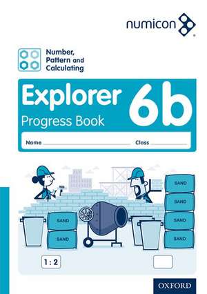 Numicon: Number, Pattern and Calculating 6 Explorer Progress Book B (Pack of 30) de Tony Wing