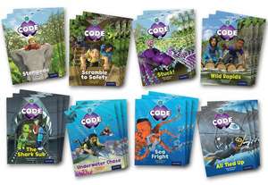 Project X Code: Jungle Trail & Shark Dive Class Pack of 24 de Tony Bradman