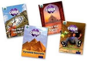 Project X CODE Extra: Purple Book Band, Oxford Level 8: Wonders of the World and Pyramid Peril, Mixed Pack of 4 de Mara Bergman