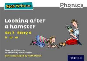 Read Write Inc. Phonics: Looking After a Hamster (Grey Set 7 Storybook 4) de Gill Munton