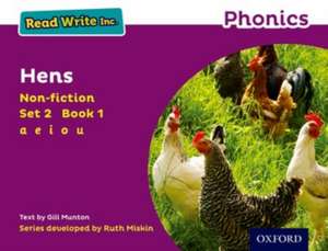 Read Write Inc. Phonics: Hens (Purple Set 2 Non-fiction 1) de Gill Munton