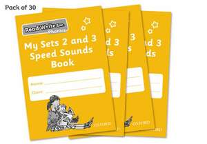 Read Write Inc. Phonics: My Sets 2 and 3 Speed Sounds Book (Pack of 30) de Ruth Miskin