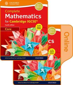 Complete Mathematics for Cambridge IGCSE® Print & Online Student Book (Core) de David Rayner