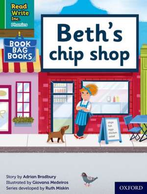 Read Write Inc. Phonics: Beth's chip shop (Green Set 1 Book Bag Book 7) de Ruth Miskin