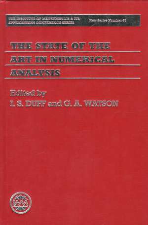 The State of the Art in Numerical Analysis de I. S. Duff