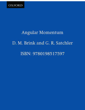 Angular Momentum de D. M. Brink