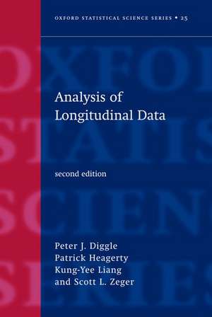 Analysis of Longitudinal Data de Peter Diggle