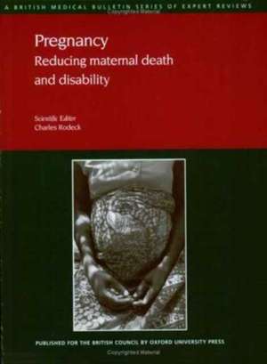 Pregnancy: Reducing Maternal Death and Disability de Charles Rodeck