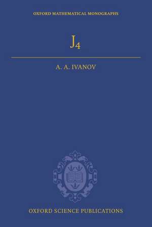 The Fourth Janko Group de Alexander A. Ivanov